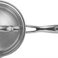 Scanpan Casseruola con mancio e coperchio in vetro "STS" cm Ø14