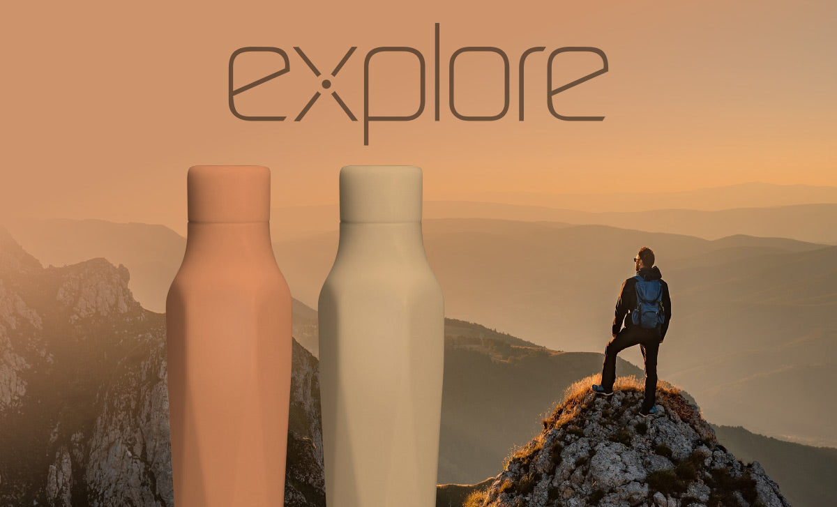 Scanpan Bottiglia termica "Explore" ml 500/cm Ø7x21,5 nera freddo 24h caldo 12h