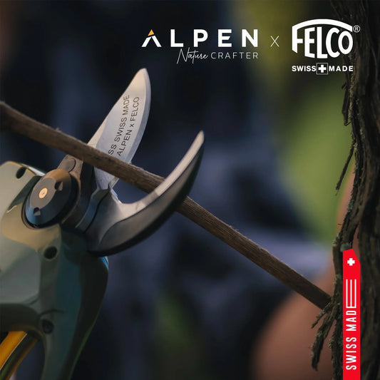 Alpen-Felco WILDHORN 32 Kit Cesoia elettrica Forbice da potatura senza fili prodotta in Svizzera