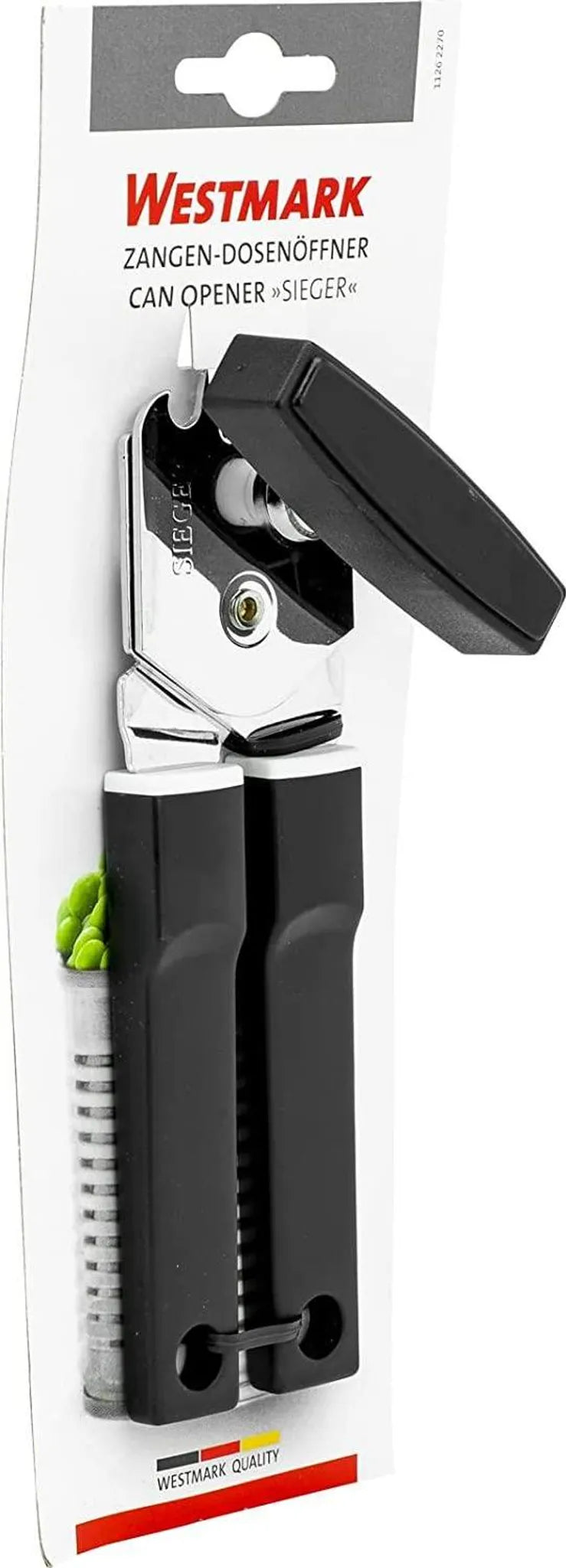 Apriscatole a pinza per mancini in acciaio Sieger 04 13 53