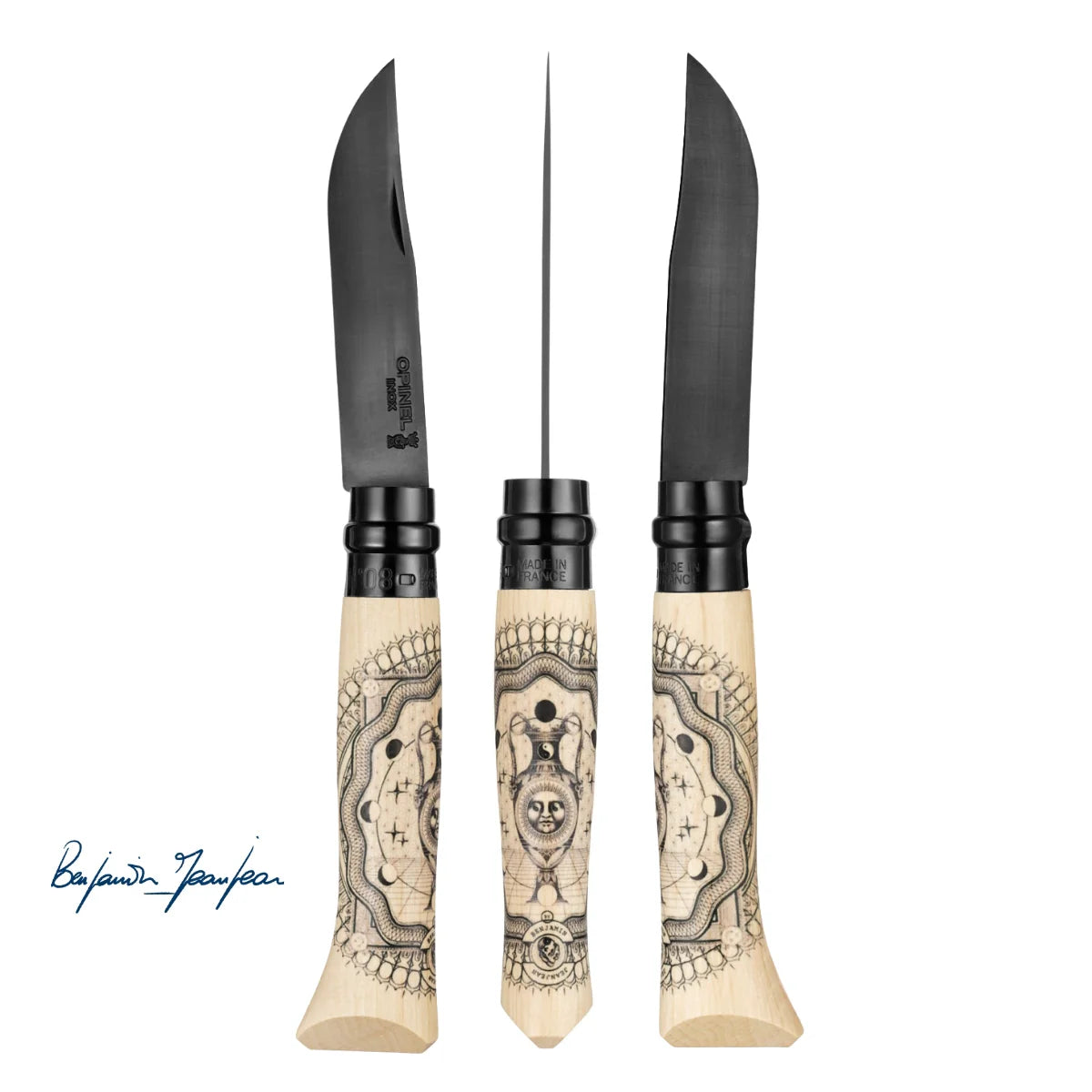 Opinel Coltello pieghevole Cosmos Benjamin Jeanjean No.08 in edizione limitata