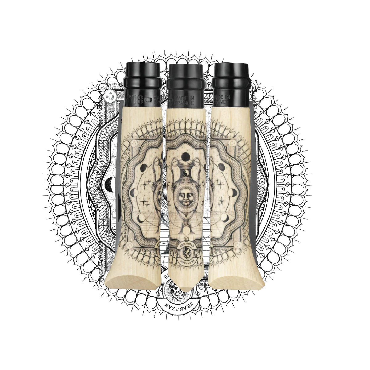 Opinel Coltello pieghevole Cosmos Benjamin Jeanjean No.08 in edizione limitata