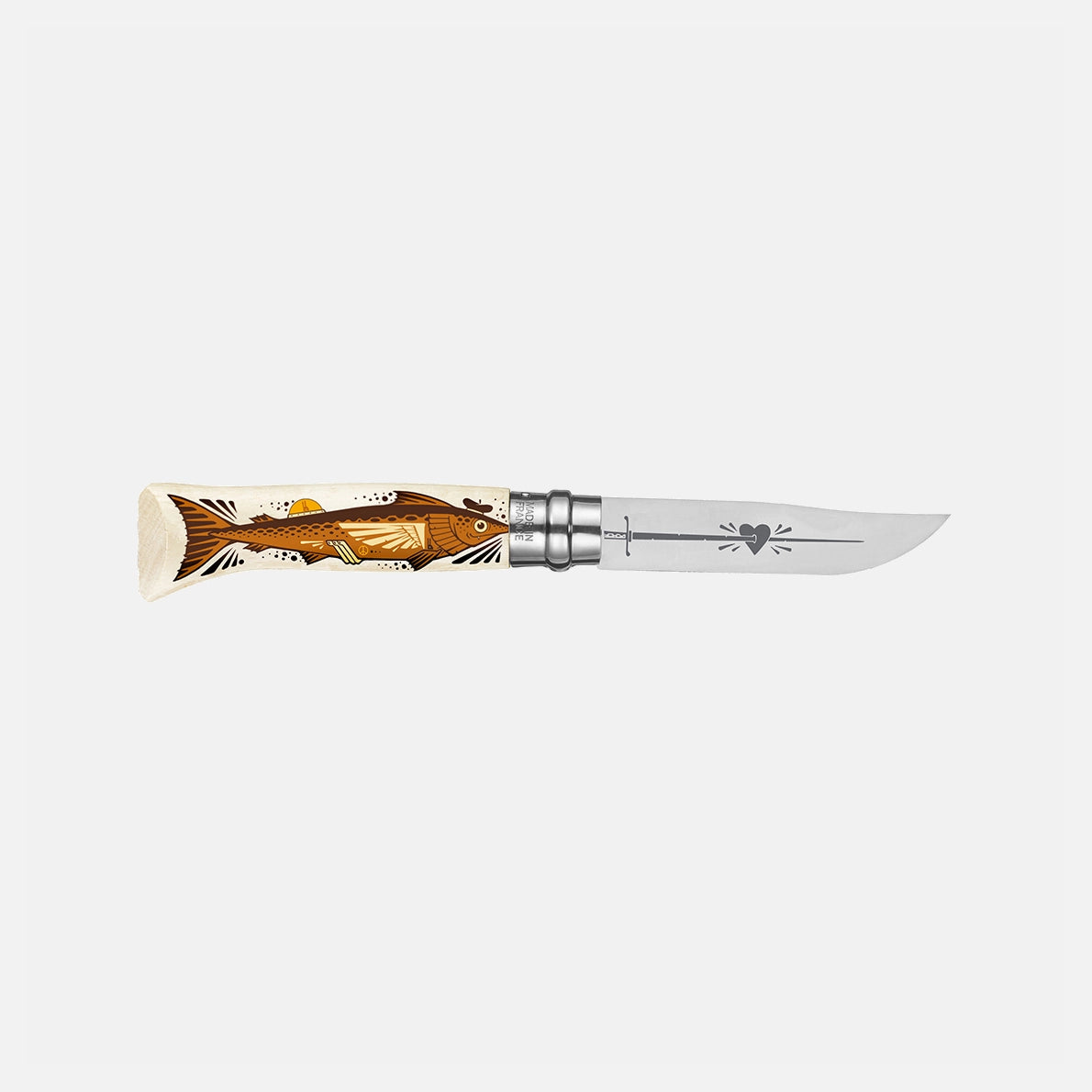 Opinel N°08 The Swordfisherman Jeremy Fish – Edizione limitata 2026