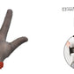 GCM Guanto in maglia di acciaio inox taglia M