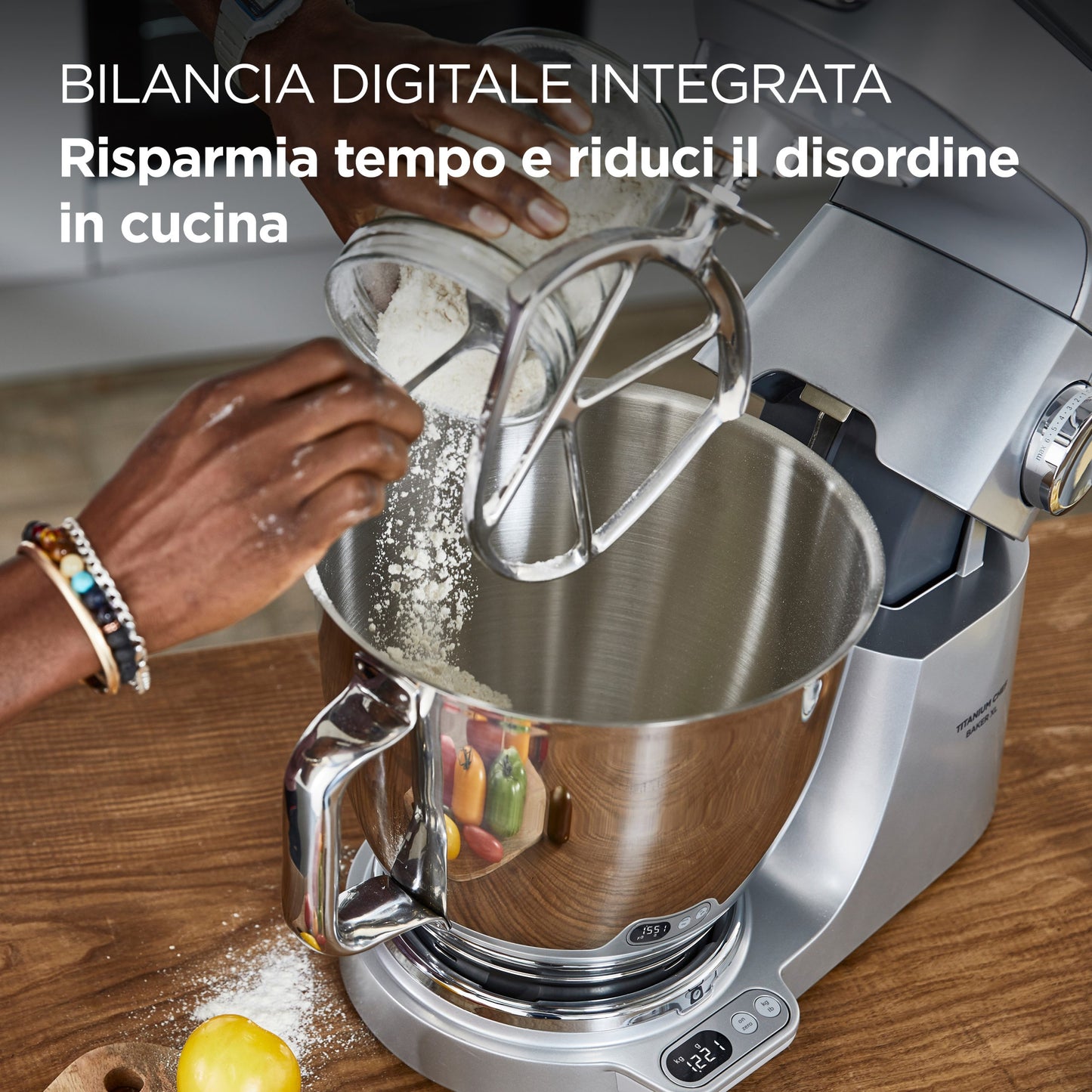 Kenwood Titanium Chef Baker XL Silver KVL85.124SI – Impastatrice Planetaria 7L+5L | Premiata Mister Chef