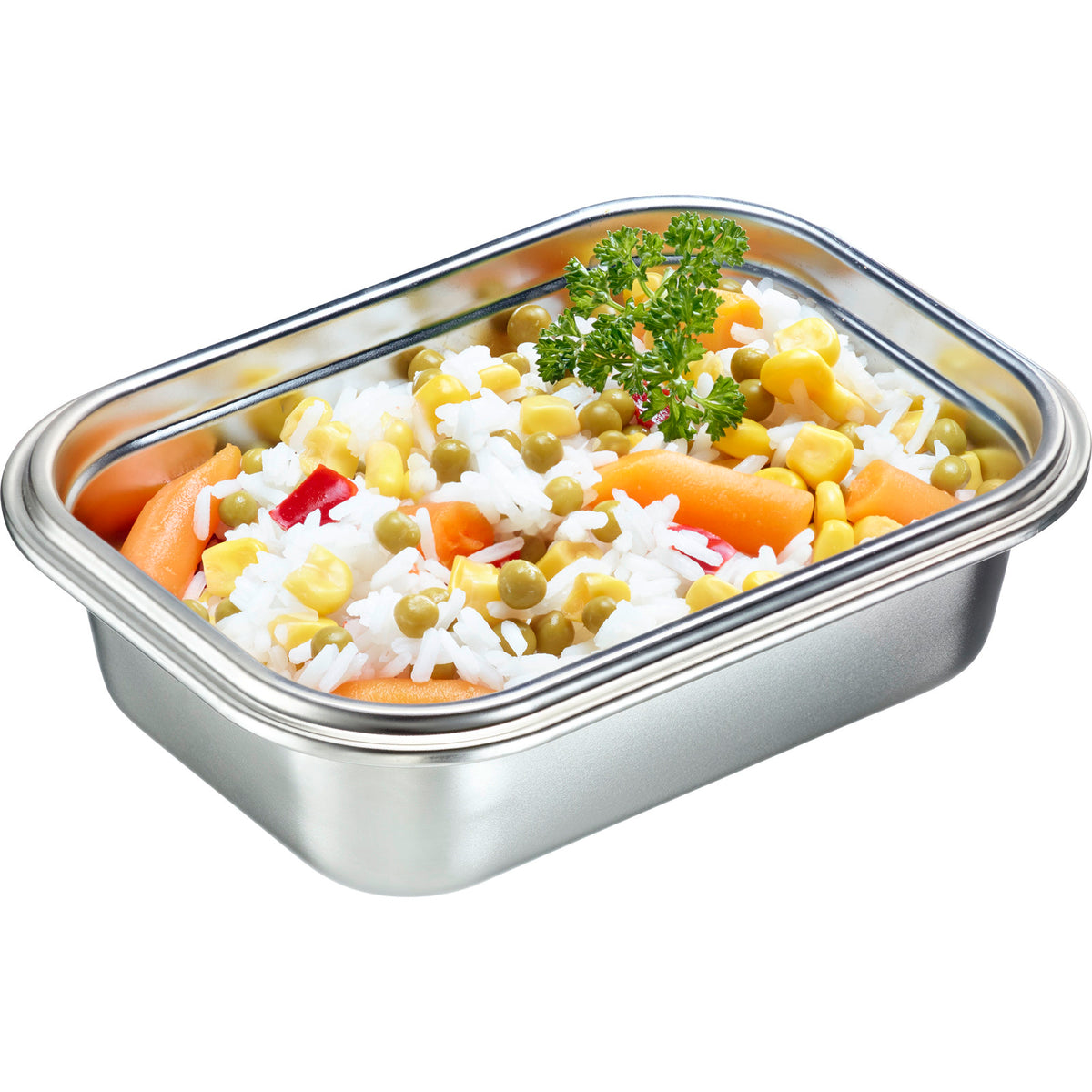 Westmark portapranzo inox 600 ml, microonde e forno senza coperchio