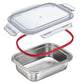 Westmark portapranzo inox 600 ml, microonde e forno senza coperchio