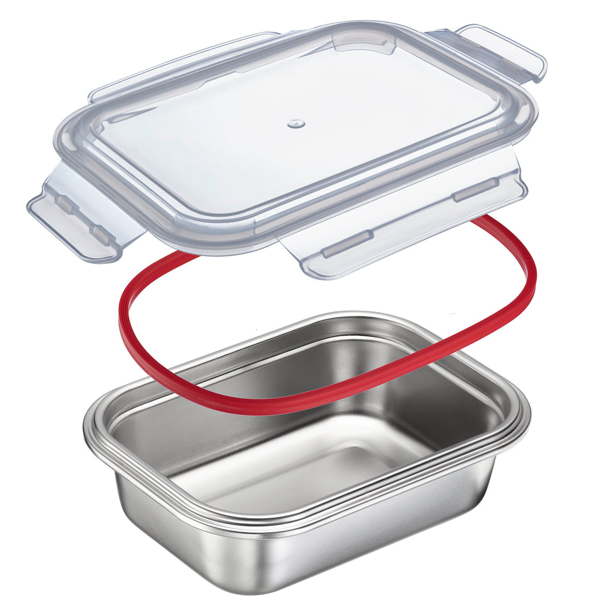 Westmark portapranzo inox 600 ml, microonde e forno senza coperchio