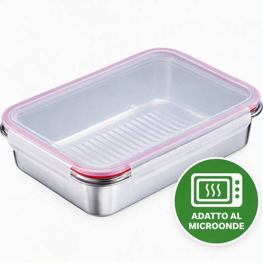 Westmark Portapranzo inox 18/8 L2,5 - adatto al microonde senza coperchio