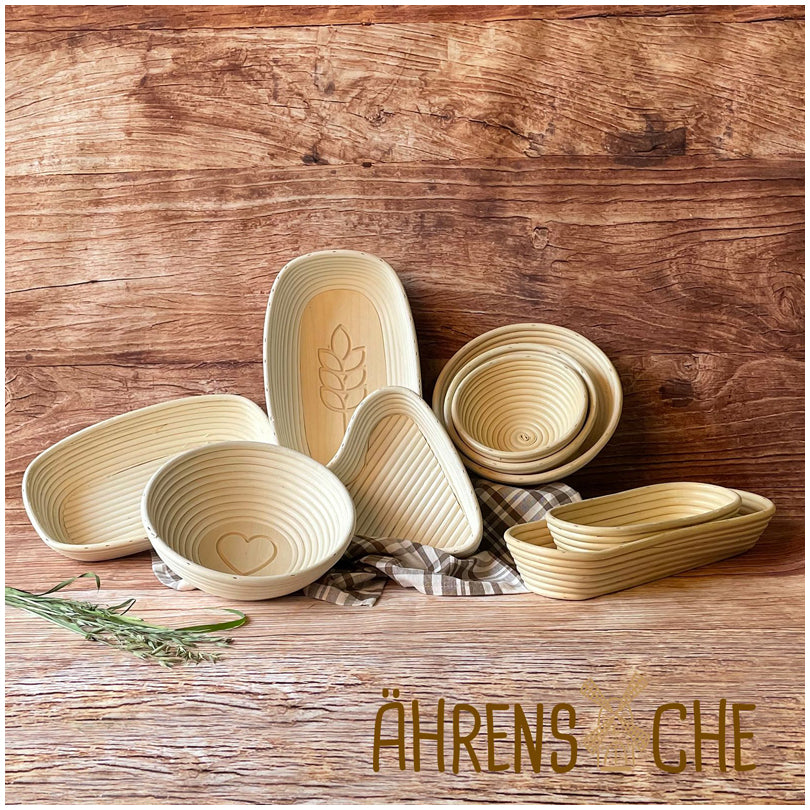 Westmark Set cestello di fermentazione per impasto pane ovale con copertura 34 x 20,5 x 8 cm per circa 1500 - 2000 g di impasto