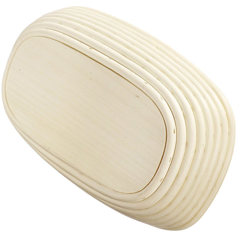 Westmark Set cestello di fermentazione per impasto pane ovale con copertura 34 x 20,5 x 8 cm per circa 1500 - 2000 g di impasto