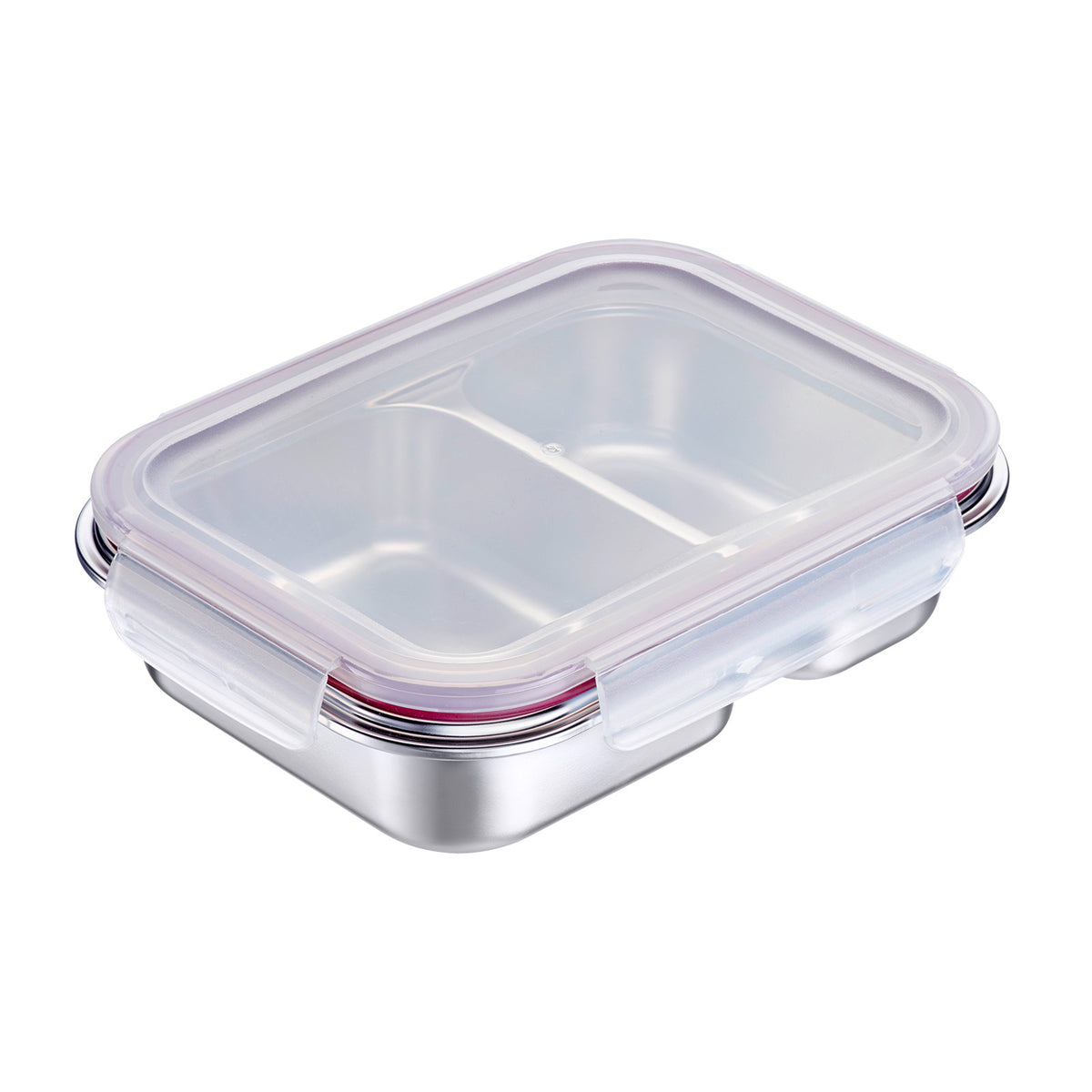 Westmark portapranzo inox a 2 scomparti 450 + 280 ml adatto a microonde