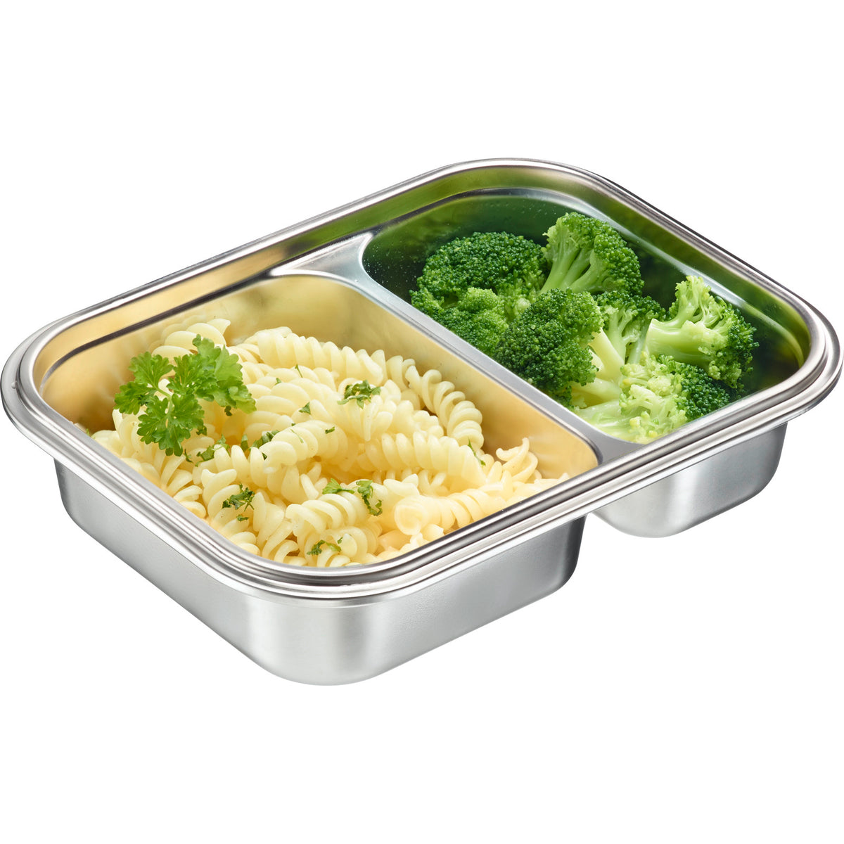 Westmark portapranzo inox a 2 scomparti 450 + 280 ml adatto a microonde