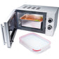 Westmark contenitore inox 4,2 L, microonde e forno senza coperchio