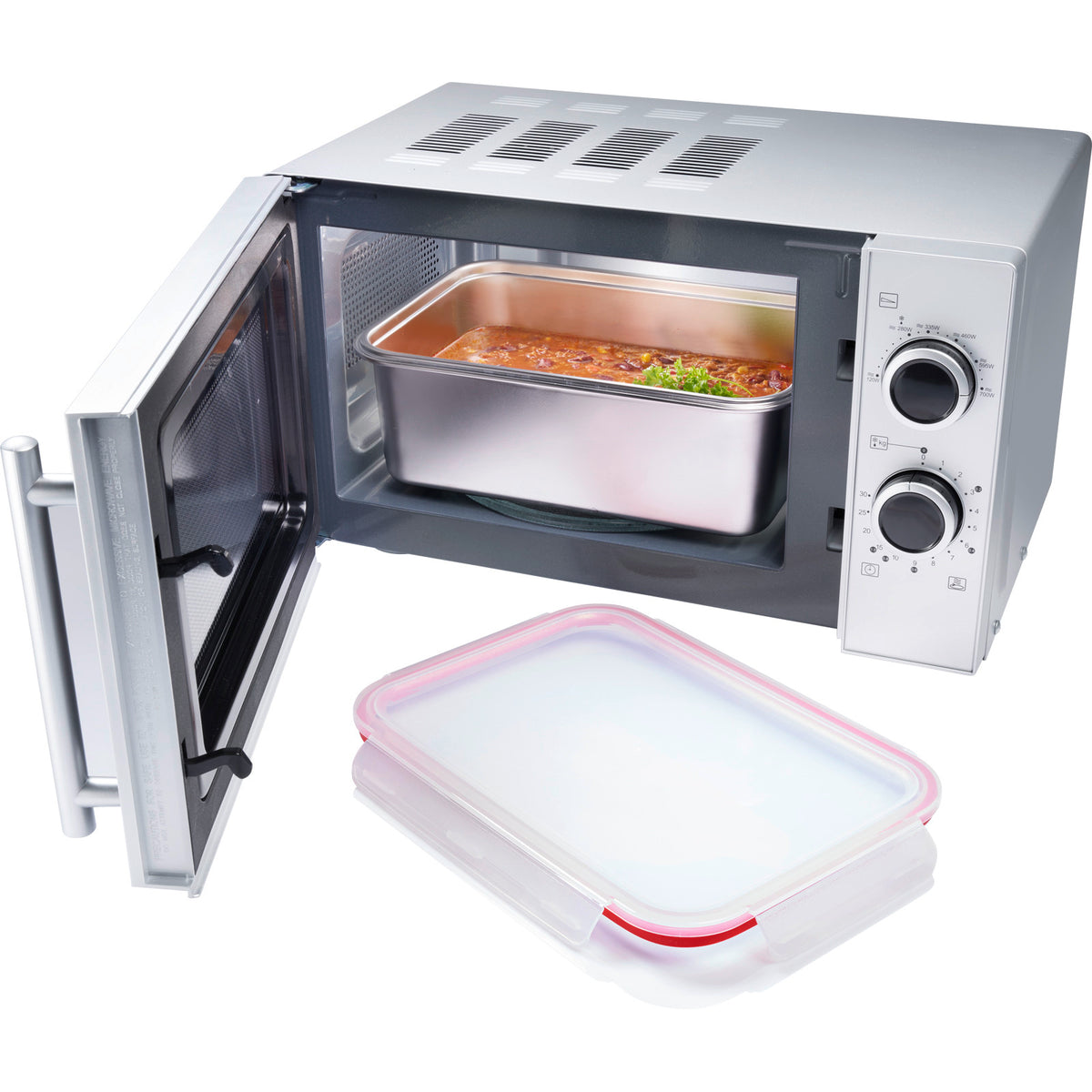Westmark contenitore inox 4,2 L, microonde e forno senza coperchio