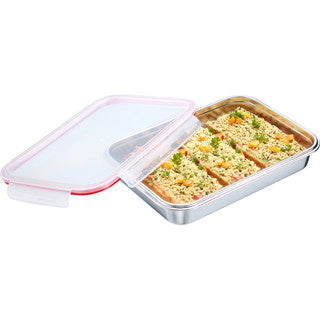 Westmark Portapranzo inox/resina 2 L, adatto al microonde senza coperchio - 5101919
