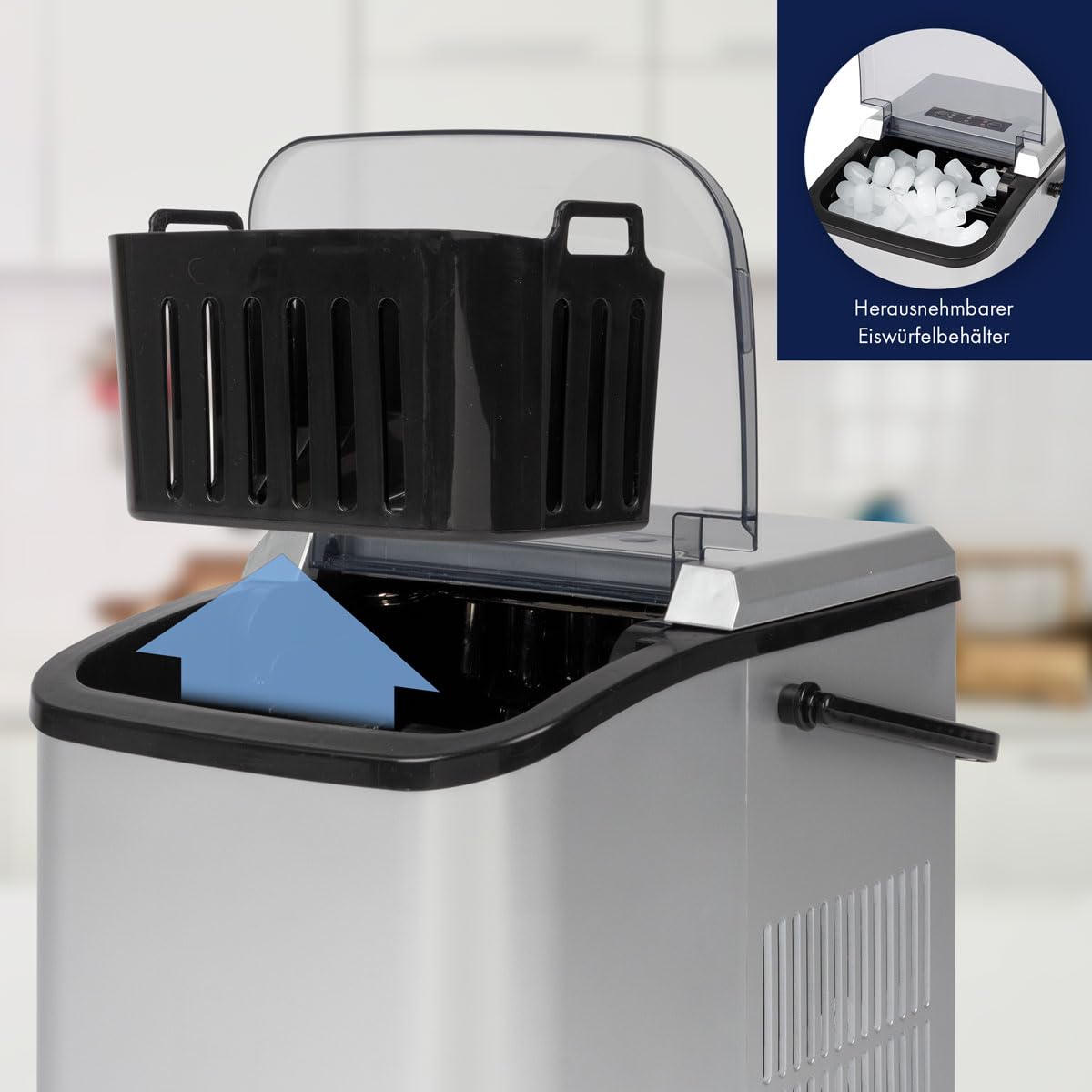Bomann Macchina per cubetti di ghiaccio EWB 6060 CB