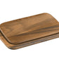Zassenhaus Taglieri da colazione in acacia 26 × 17 cm, set da 2