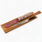 Zassenhaus Tagliere da portata in acacia, 60 x 13 cm. Perfetto per servire baguette, salumi, formaggi, sushi, sashimi e antipasti.