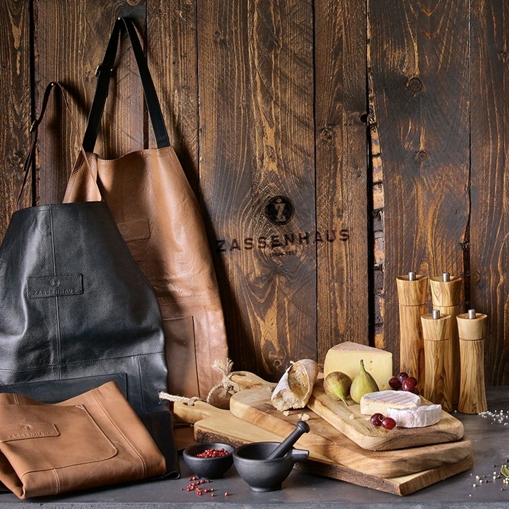 Zassenhaus Tagliere in legno di mango con manico cm 59x19x2,5