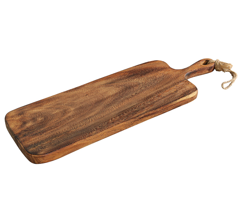 Zassenhaus Tagliere da portata in acacia con manico 90x20 cm
