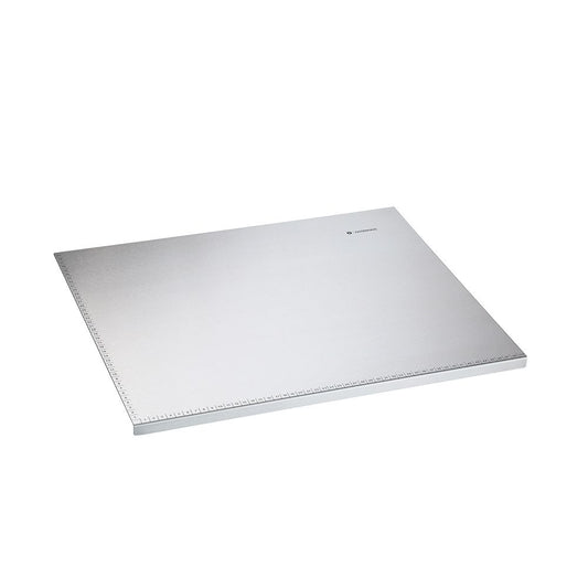 Zassenhaus Spianatoia multiuso cm 60x50 in acciaio inox con scala in centimetri integrata