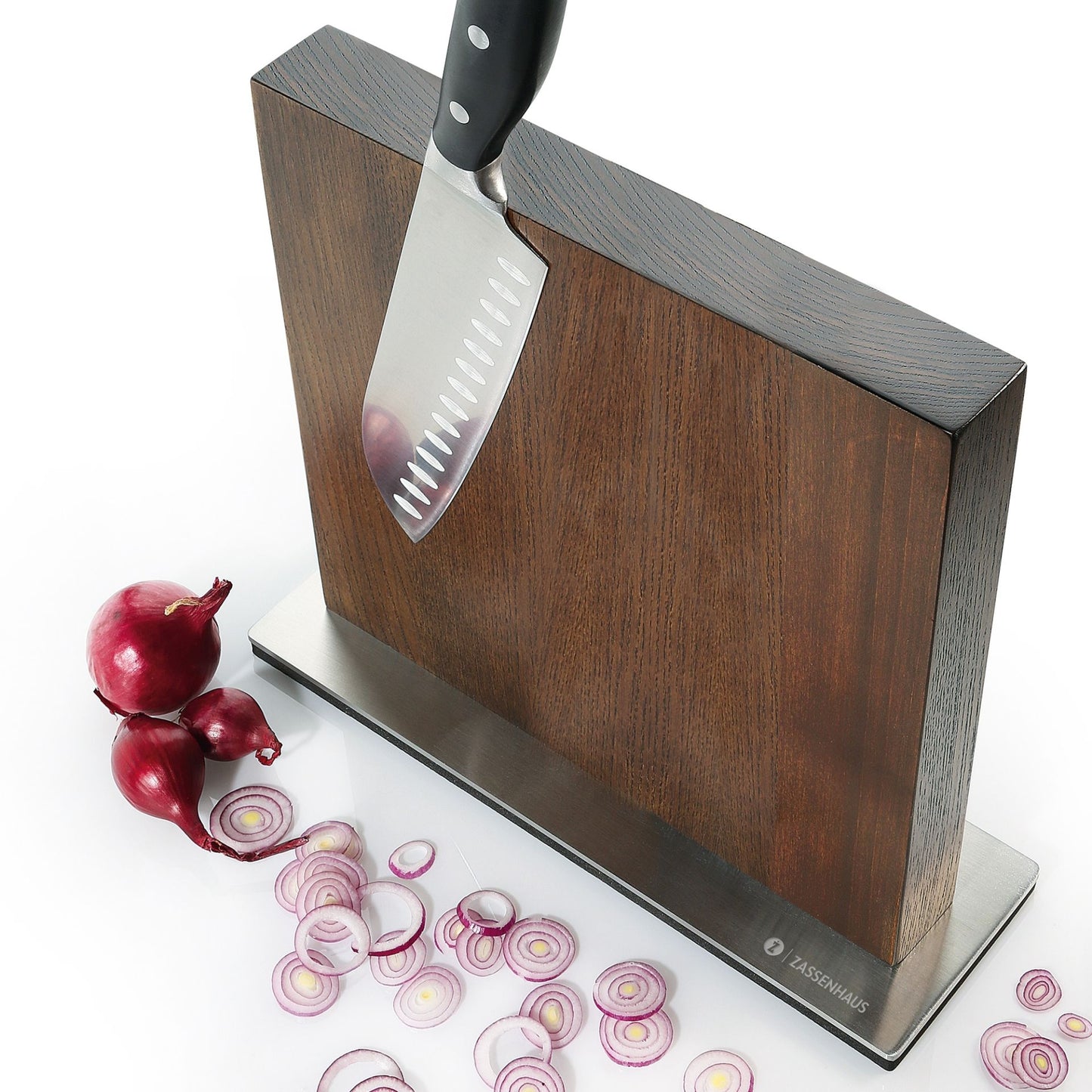 Zassenhaus Ceppo coltelli magnetico cm 28x9x25,5 frassino