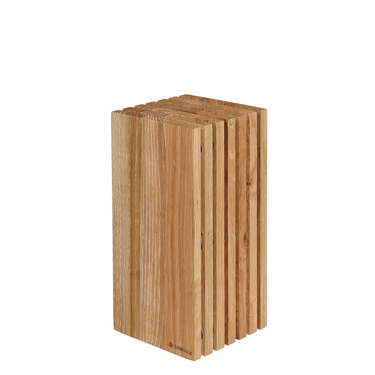 Zassenhaus Ceppo quadrato cm 13x13x26, portacoltelli fino a 12pz per una lunghezza di 25 cm
