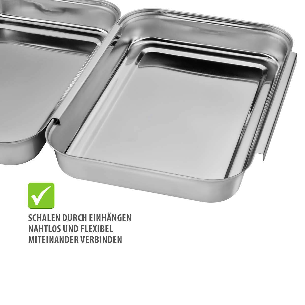 Gefu Briciole Set per impanatura cotoletta, cordon blue, e tanto altro PANDO 14764