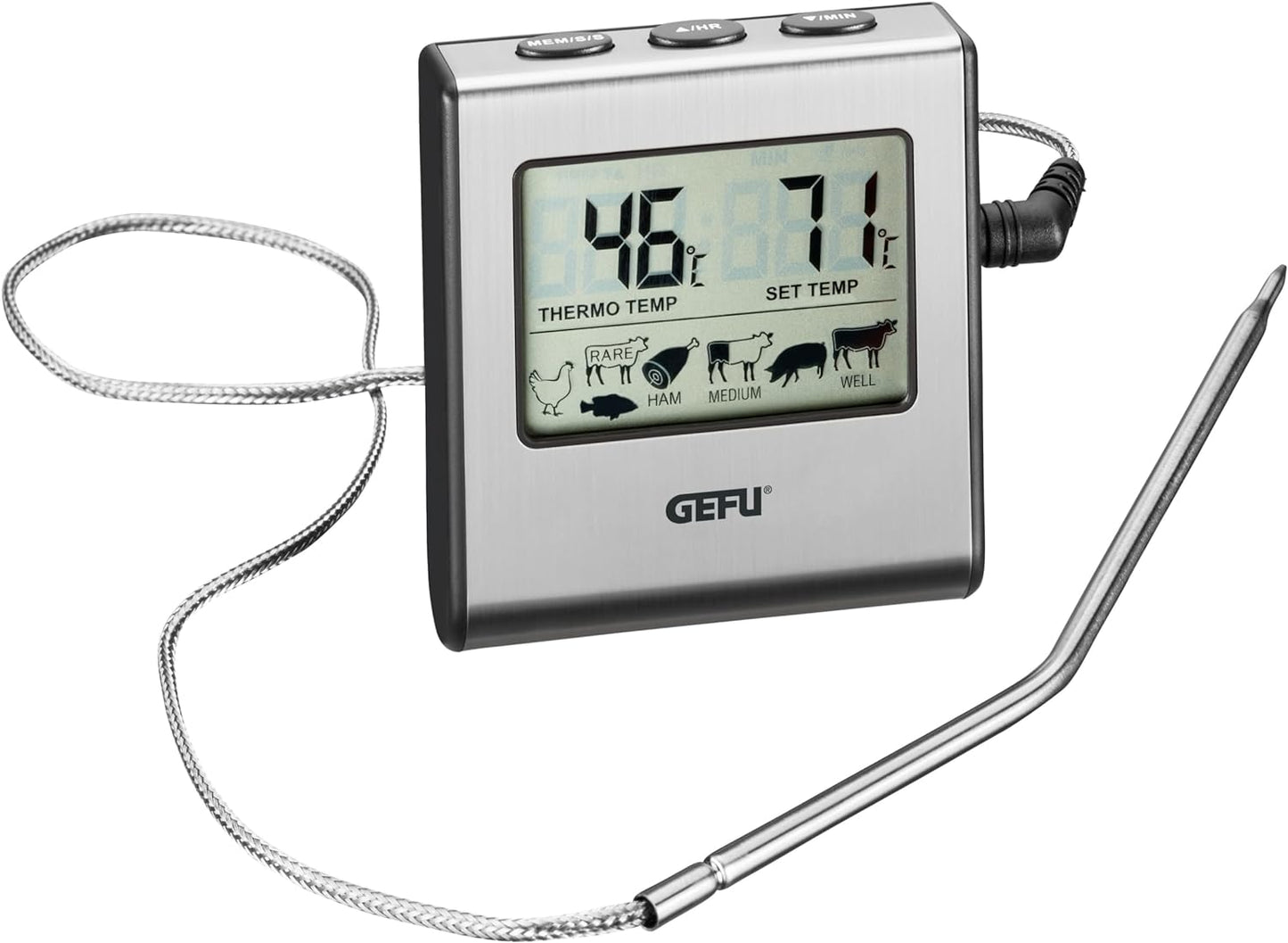 Gefu termometro digitale con sonda per forno 0/250°C 21840