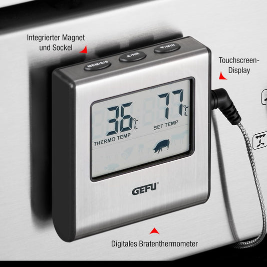 Gefu termometro digitale con sonda per forno 0/250°C 21840