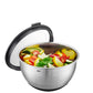 Gefu Ciotola Salvafreschezza inox con coperchio Ø 20 cm 35040