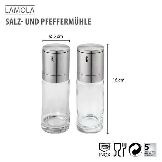 Gefu LAMOLA 2 macina per Sale o pepe in ceramica altezza 16,6 cm 89578