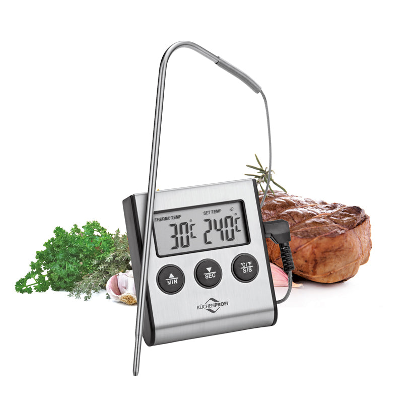 Kuchenprofi Termometro digitale con sonda adatto per forni o grill/BBQ "Primus" da -50°C a 300°C