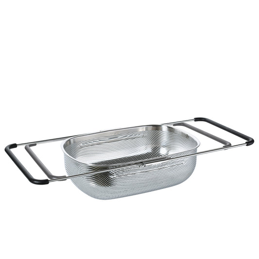 Kuchenprofi Scolapasta rettangolare "Deluxe", con manici allungabili  fino a cm 58 dimensione cm 34x24,5x11,5