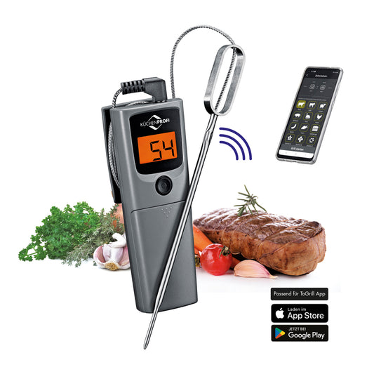 Kuchenprofi Termometro BBQ digitale per forno, arrosti, barbecue, "Smart" 0-300°C