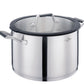 Küchenprofi COMO set di pentole 8 pezzi in acciaio inox per induzione con coperchi scolapasta