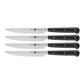 Zwilling Steak-Sets Set di 4 coltelli da bistecca con lama liscia design Matteo Thun