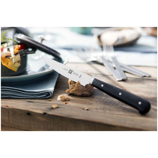 Zwilling Steak-Sets Set di 4 coltelli da bistecca con lama liscia design Matteo Thun