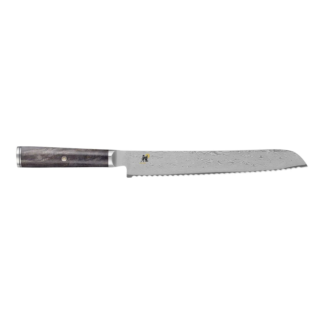 Miyabi 5000 MCD 67 coltello da pane 133 strati damascato 24 cm marrone