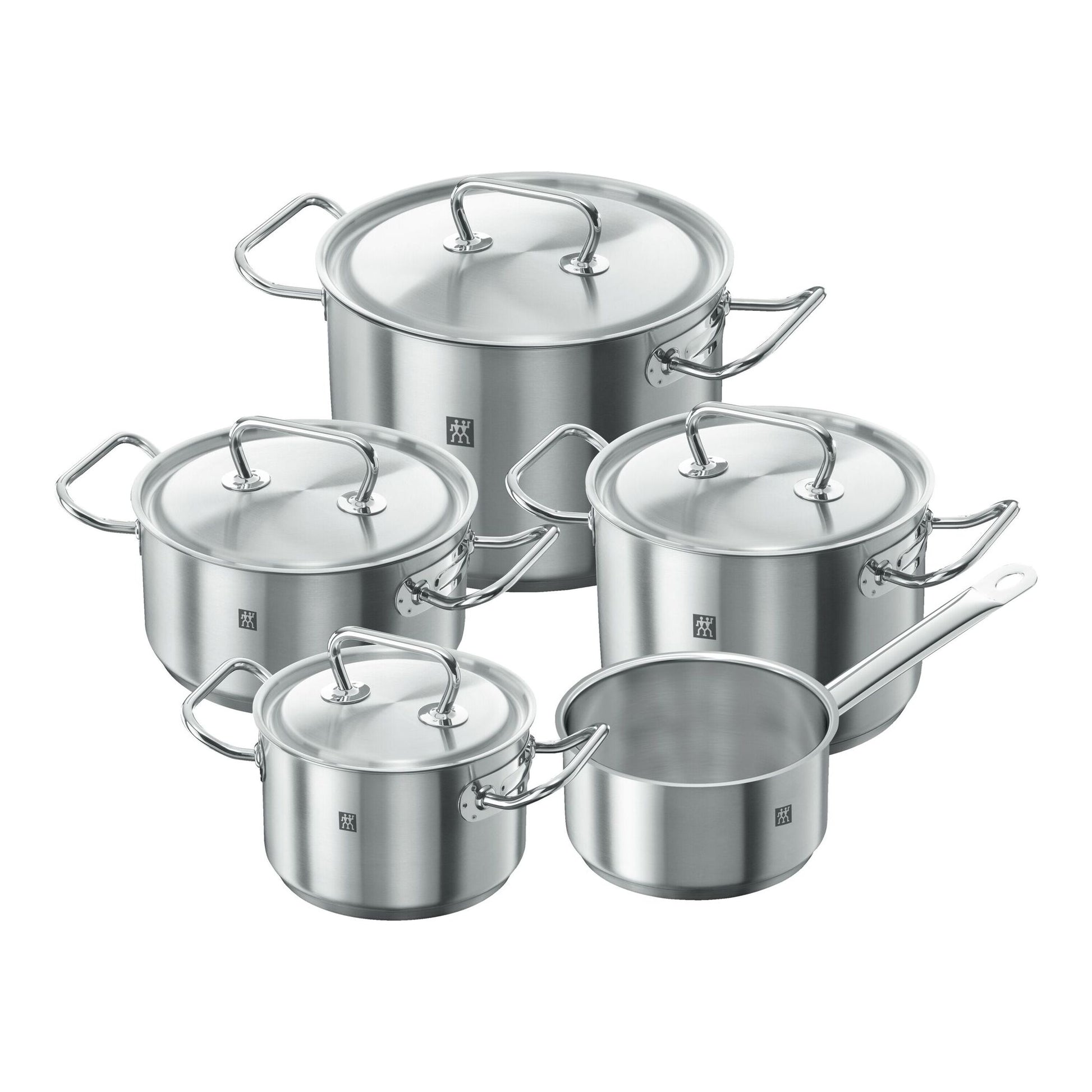 Zwilling TWIN Classic Set di 4 pentole e 1 casseruola in acciaio inox 18/10 adatto anche induzione