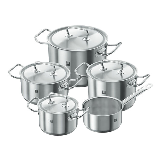 Zwilling TWIN Classic Set di 4 pentole e 1 casseruola in acciaio inox 18/10 adatto anche induzione