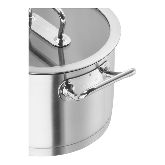 ZWILLING Pro Set di 5 pentole: 1 casseruola con manico 16 cm - 1,5L, 1 casseruola 20 cm - 3L, 1 pentola 16 cm - 2L, 1 pentola 20 cm - 3,5L e 1 pentola 24 cm - 6L.
