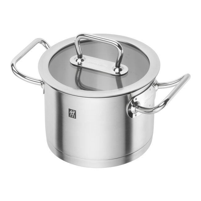 ZWILLING Pro Set di 5 pentole: 1 casseruola con manico 16 cm - 1,5L, 1 casseruola 20 cm - 3L, 1 pentola 16 cm - 2L, 1 pentola 20 cm - 3,5L e 1 pentola 24 cm - 6L.