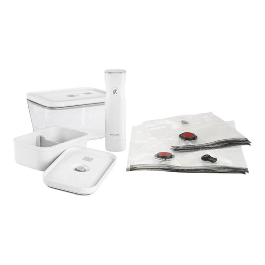 Zwilling Fresh & Save Set sottovuoto con pompa: contenitore in vetro, Lunch Box e 4 sacchetti 36814-007-0