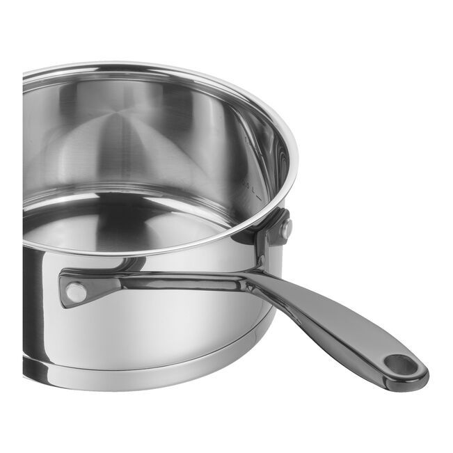Zwilling Set di 5 pentole Balestra inox design moderno con finitura dei manici brunita 71160-005-0