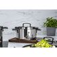 Zwilling Set di 5 pentole Balestra inox design moderno con finitura dei manici brunita 71160-005-0