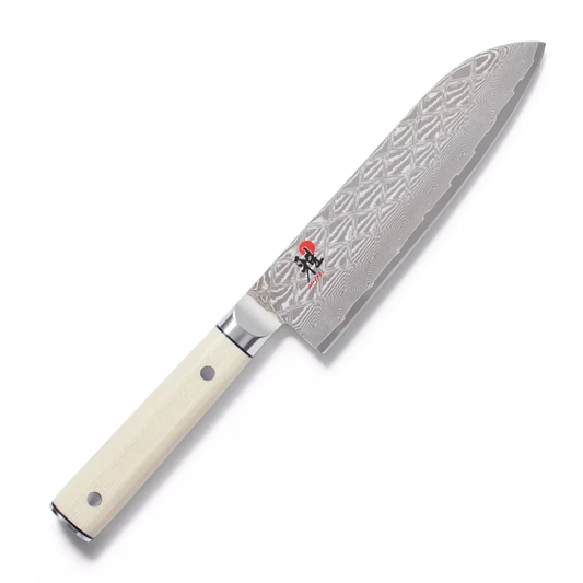 Miyabi Santoku 4500 FCD 18 cm – Coltello Giapponese Damascato 49 Strati, Acciaio FC61 HRC 61