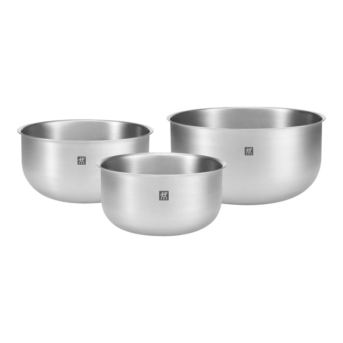 ZWILLING Prep Set di 3 ciotole in acciaio inox diametro 17 cm - 21 cm - 25 cm Design di Matteo Thun e Antonio Rodriguez