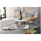 Zwilling Fresh & Save BOWLS Starterset, pompa sottovuoto, 2 ciotole in acciaio inox / M/L bianco-acciaio, buste per sottovuoto, 9 pezzi. 1031015
